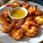 Air Fryer Coconut Shrimp Honey Mustard