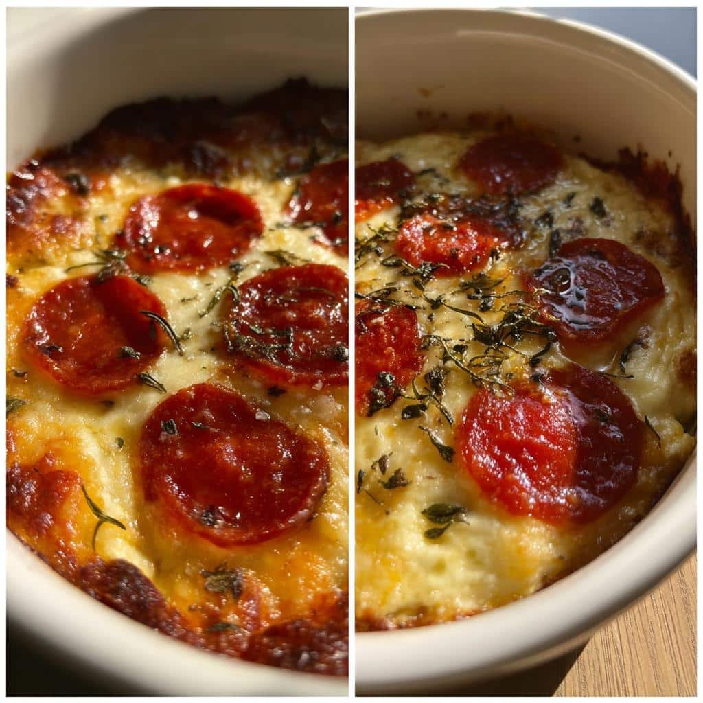 Air Fryer Cottage Cheese Pizza Bowl (Low-Carb)