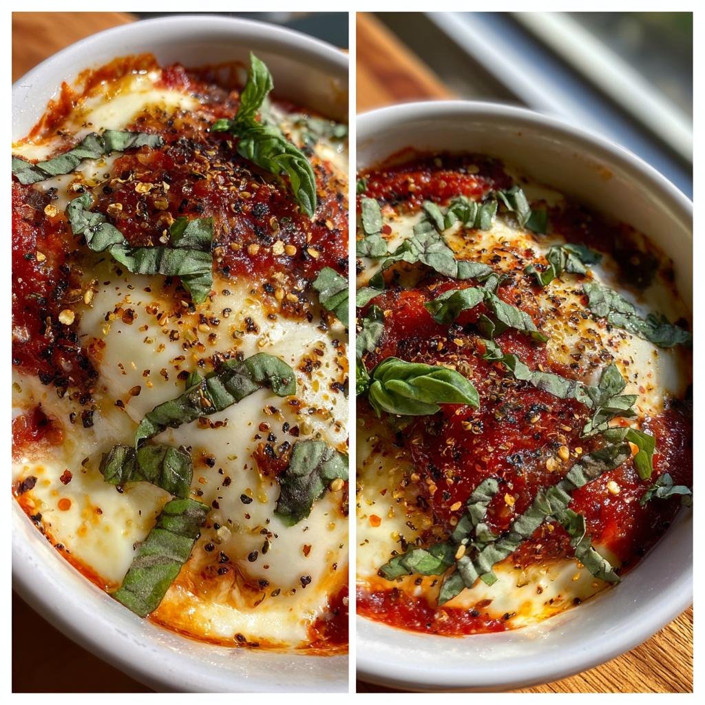 Air Fryer Cottage Cheese Pizza Bowl  Margherita - detail 1