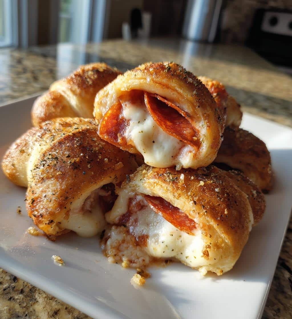 Air Fryer Crescent Roll Pizza Bites with Cream Cheese - detail 1
