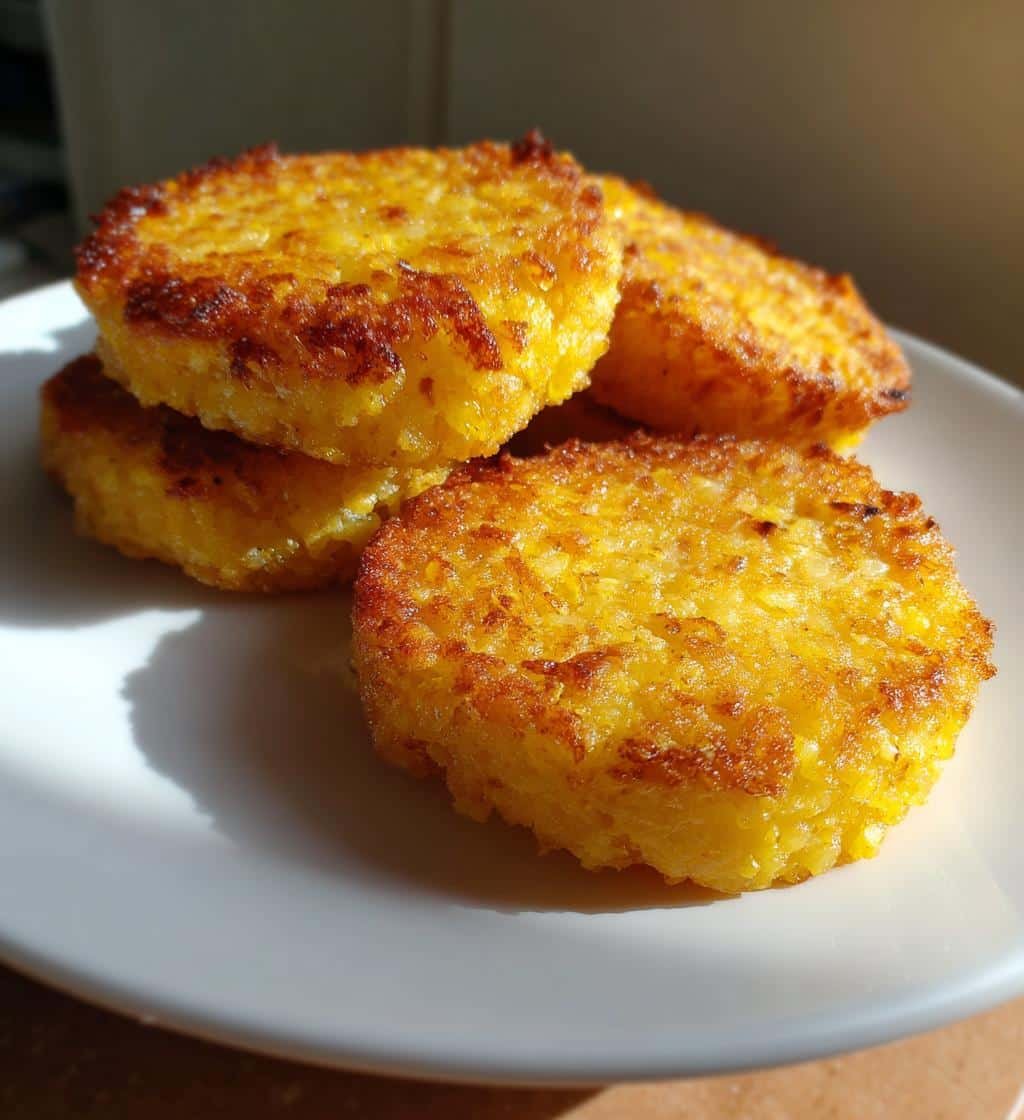 Air Fryer Crispy Cornmeal Polenta Cakes - Irresistibly Crunchy Bites 4 Air Fryer Crispy Cornmeal Polenta Cakes - detail 1
