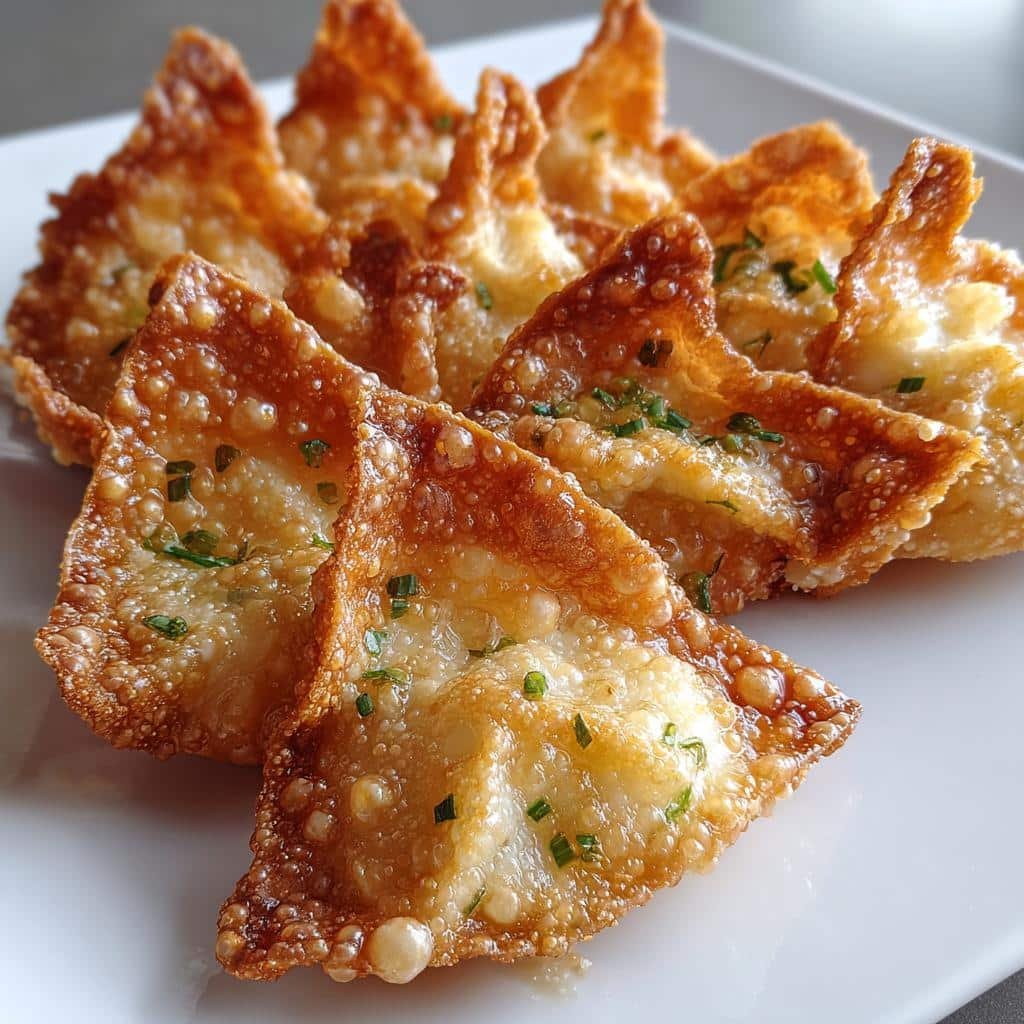 Air Fryer Crispy Cream Cheese Wontons - detail 1