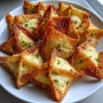 Air Fryer Crispy Cream Cheese Wontons
