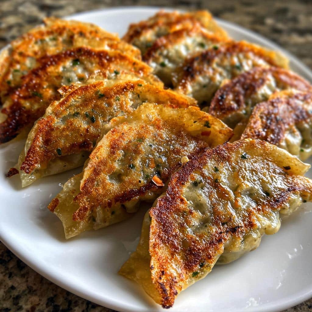 Air Fryer Crispy Dumplings Vegetarian