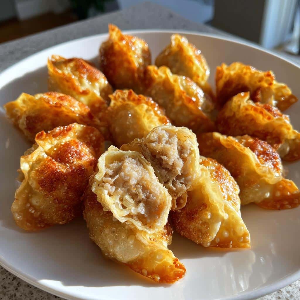 Air Fryer Crispy Dumplings Wontons - detail 1
