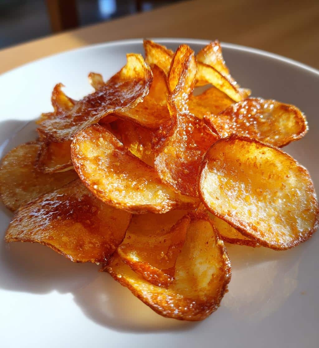 Air Fryer Crispy Honey Mustard Potato Chips 4 Air Fryer Crispy Honey Mustard Potato Chips - detail 1
