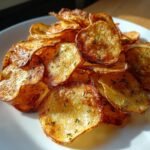 Air Fryer Crispy Honey Mustard Potato Chips