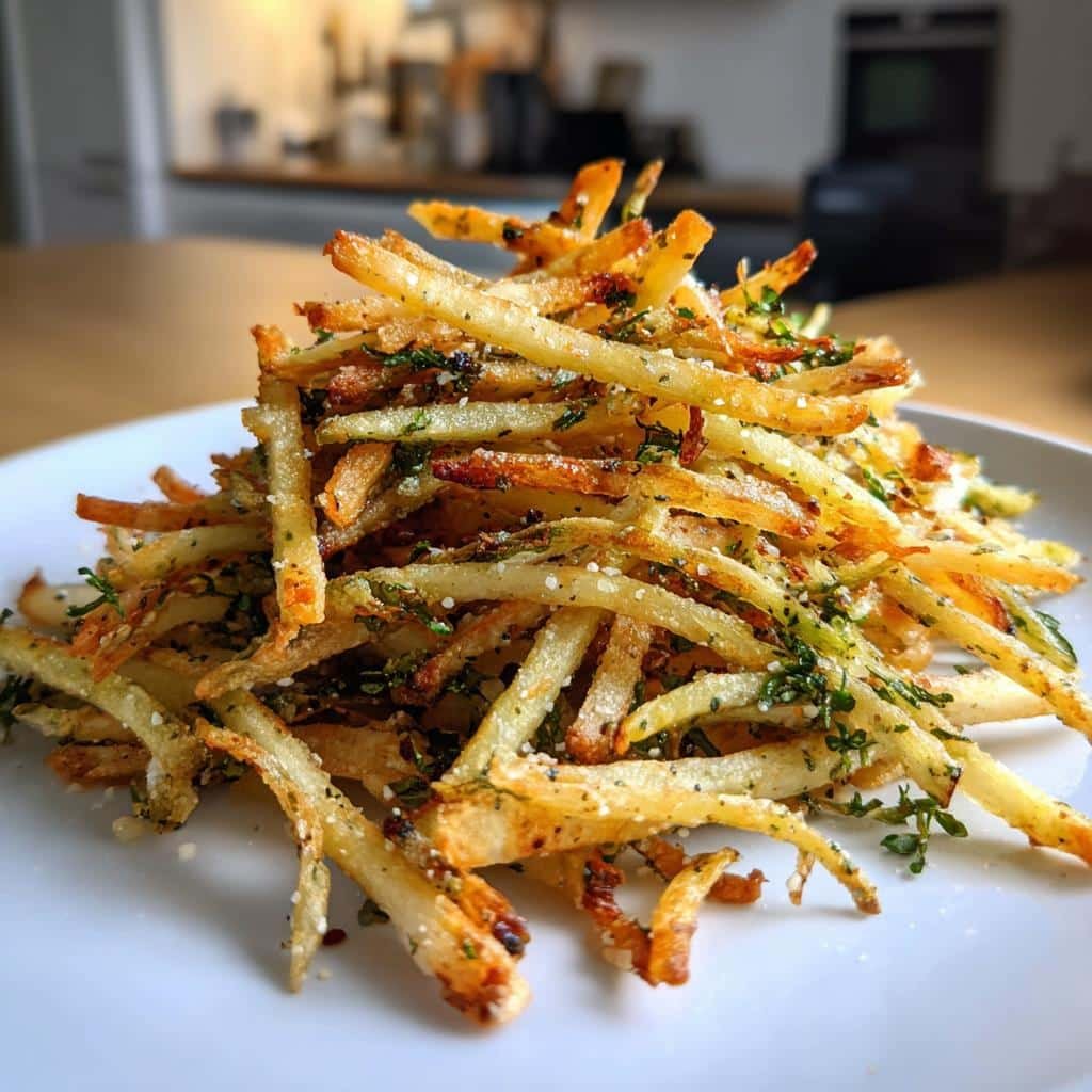 3-Ingredient Air Fryer Crispy Microgreens Fries You'll Crave 4 Air Fryer Crispy Microgreens Fries - detail 1