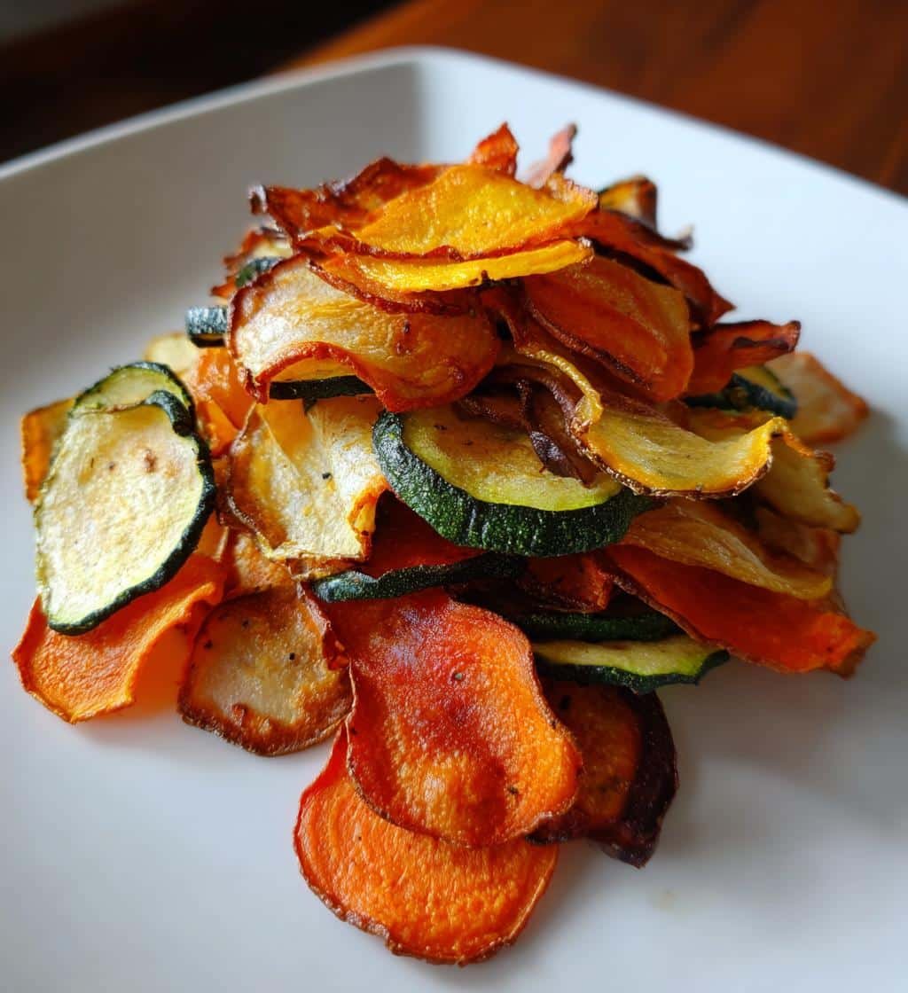Air Fryer Crispy Mixed Vegetable Chips - detail 1