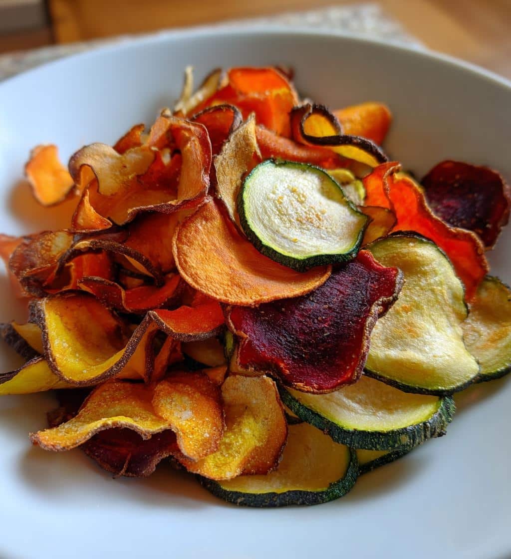 Air Fryer Crispy Mixed Vegetable Chips