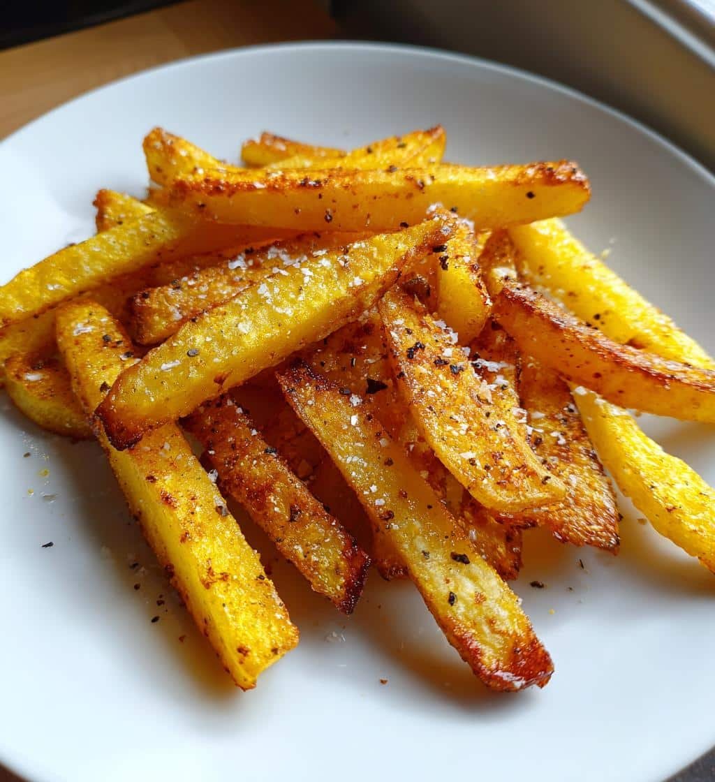 Air Fryer Crispy Saffron Potato Fries - detail 1