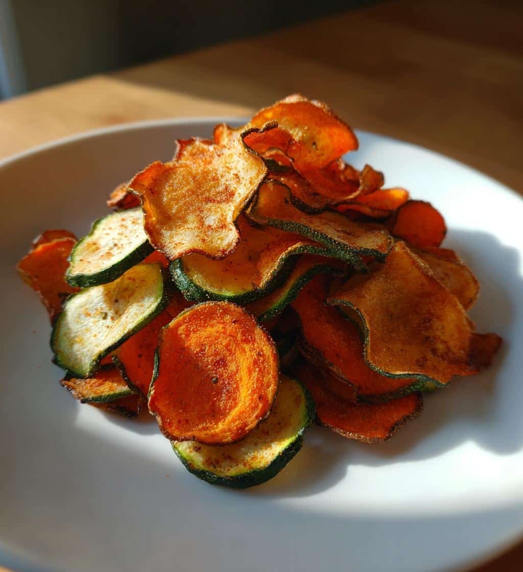 Air Fryer Crispy Spicy Blend Vegetable Chips - detail 1