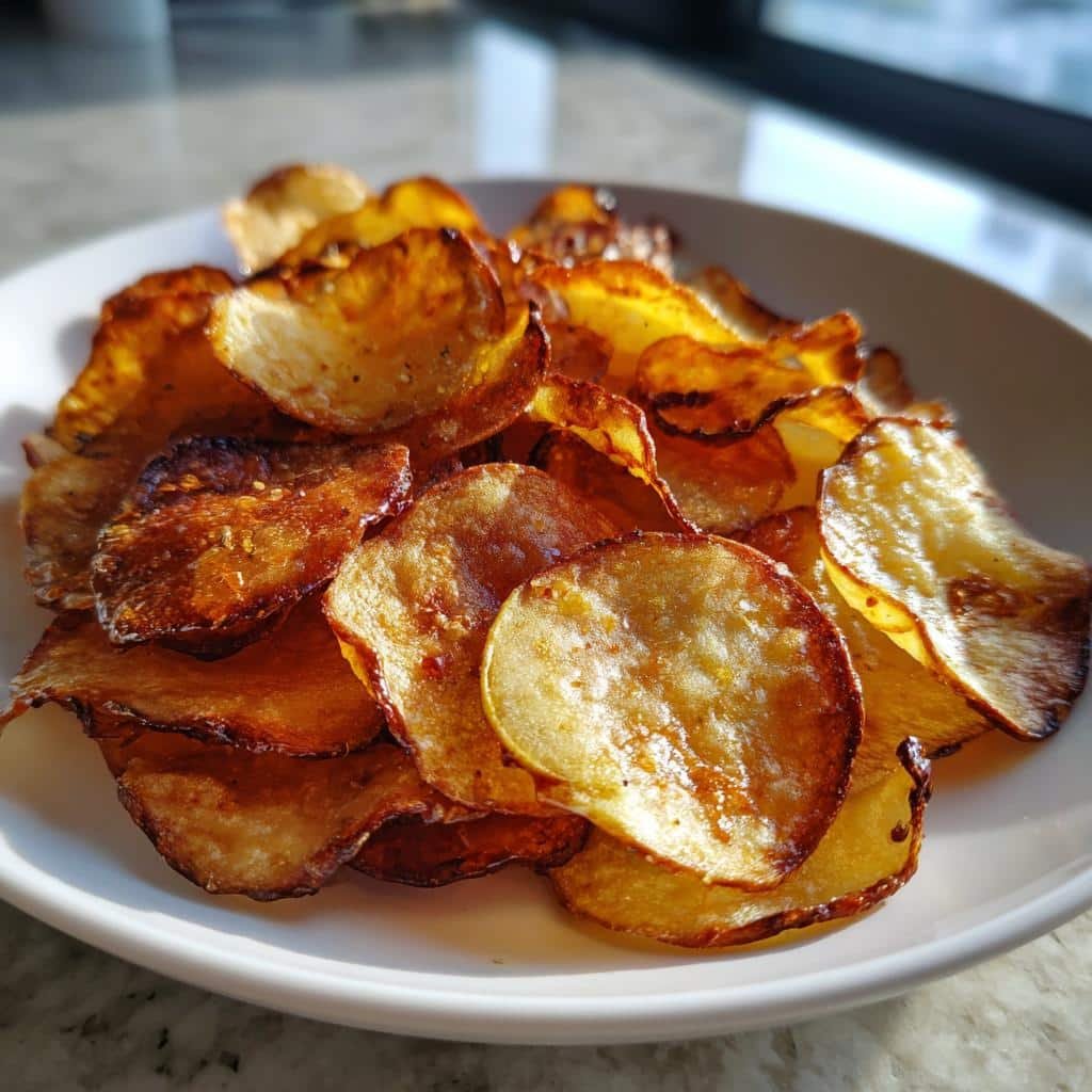 Air Fryer Crispy Teriyaki Potato Chips - detail 1