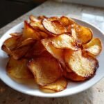 Air Fryer Crispy Teriyaki Potato Chips