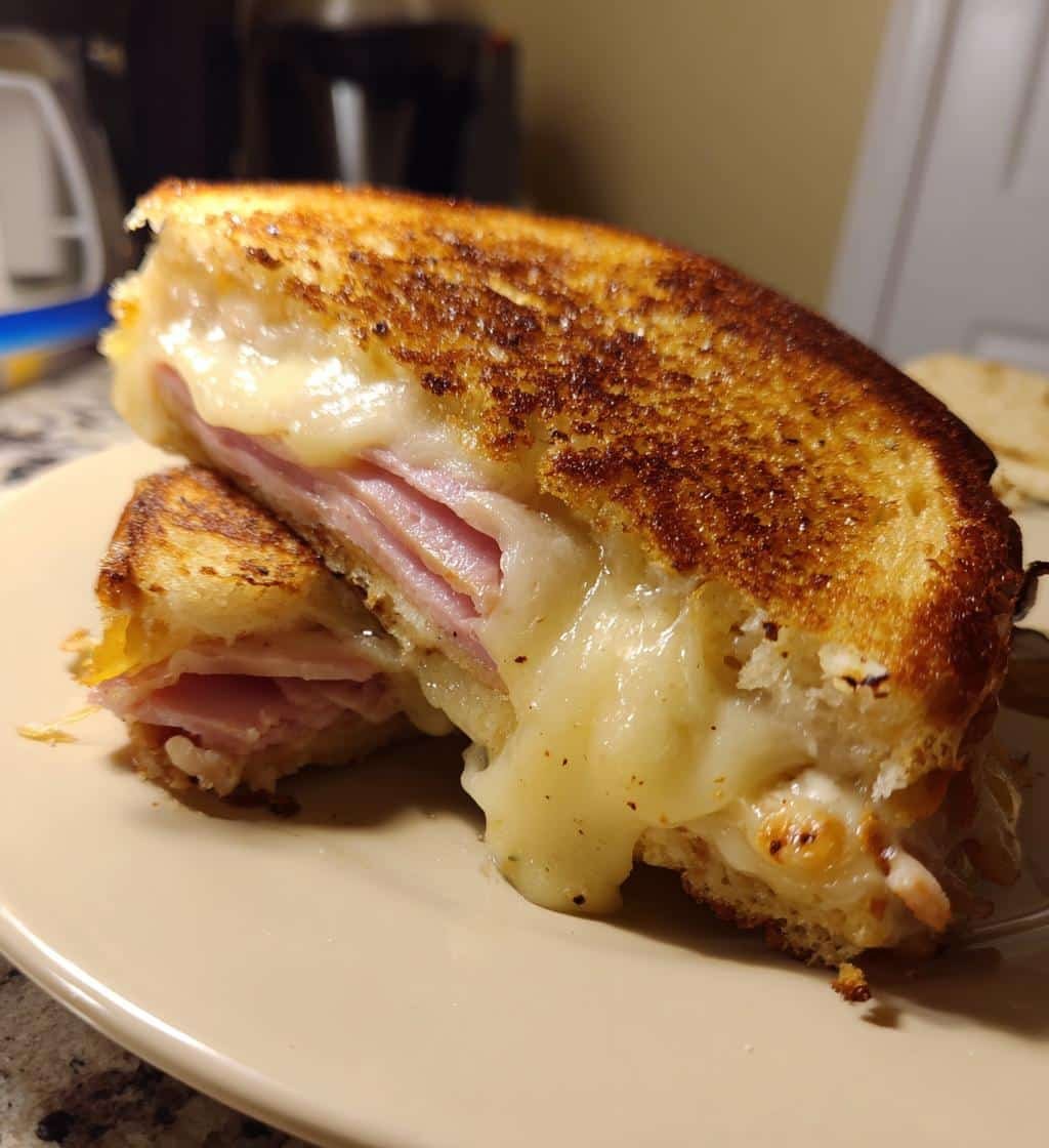 Air Fryer Cuban Grilled Cheese - detail 1