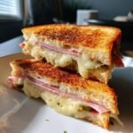 Air Fryer Cuban Grilled Cheese