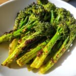 Air Fryer Easy Broccoli Garlic Crispy