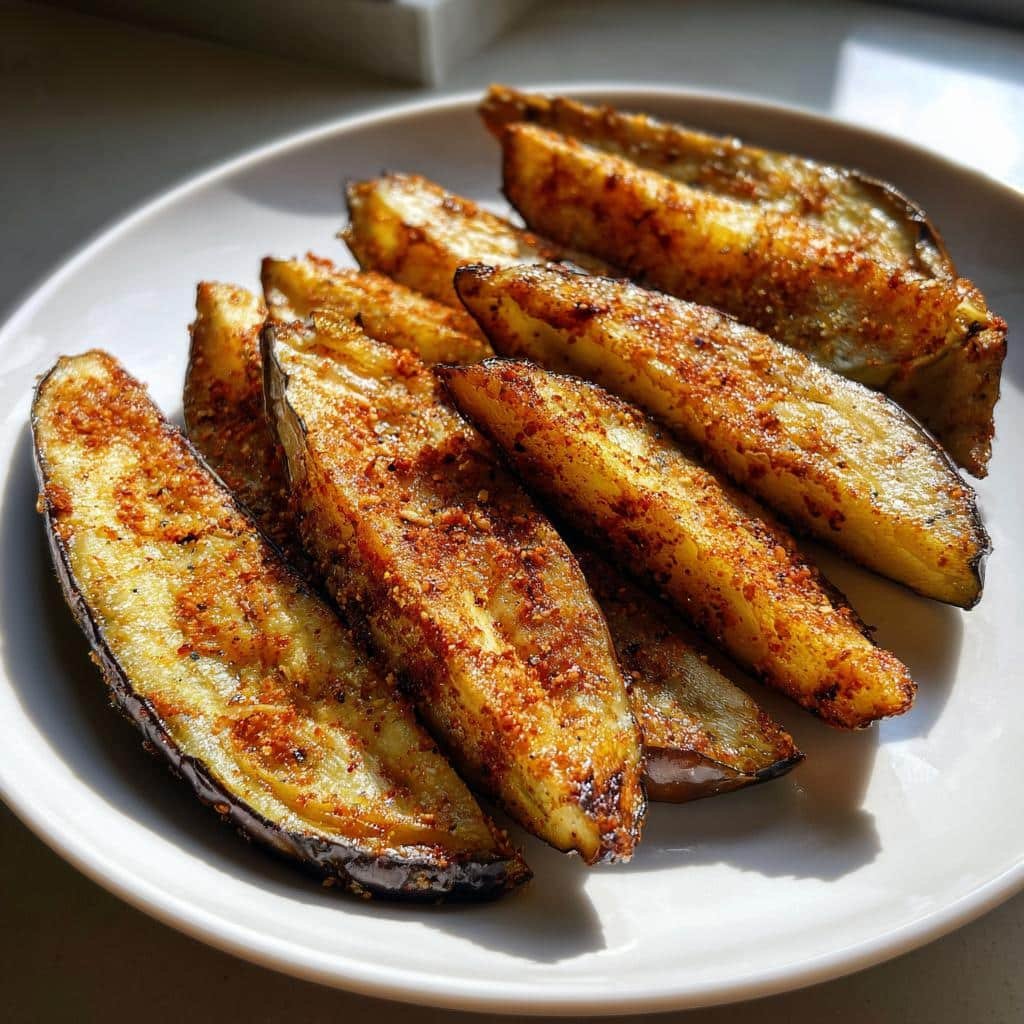 Crispy 15-Minute Air Fryer Eggplant Wedges You’ll Crave 4 Air Fryer Eggplant Wedges - detail 1