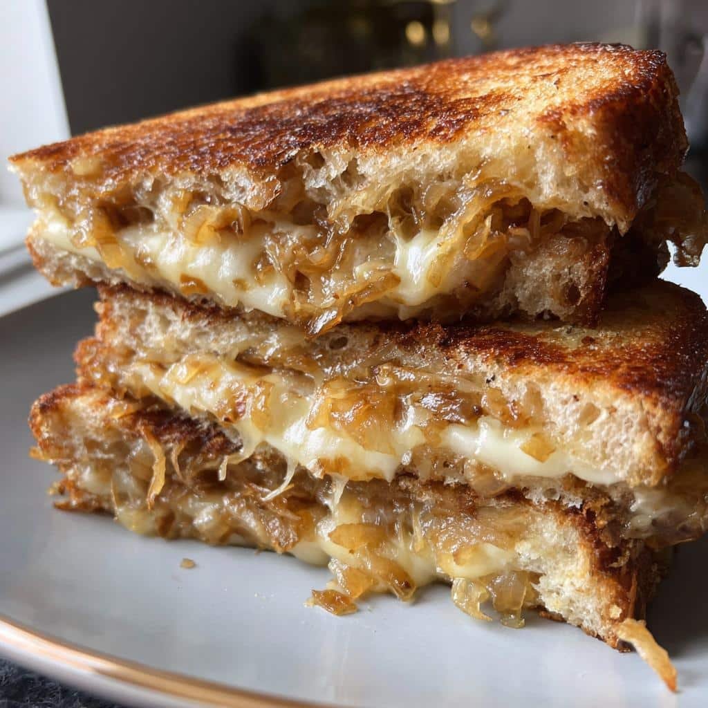 Air Fryer French Onion Grilled Cheese - detail 1