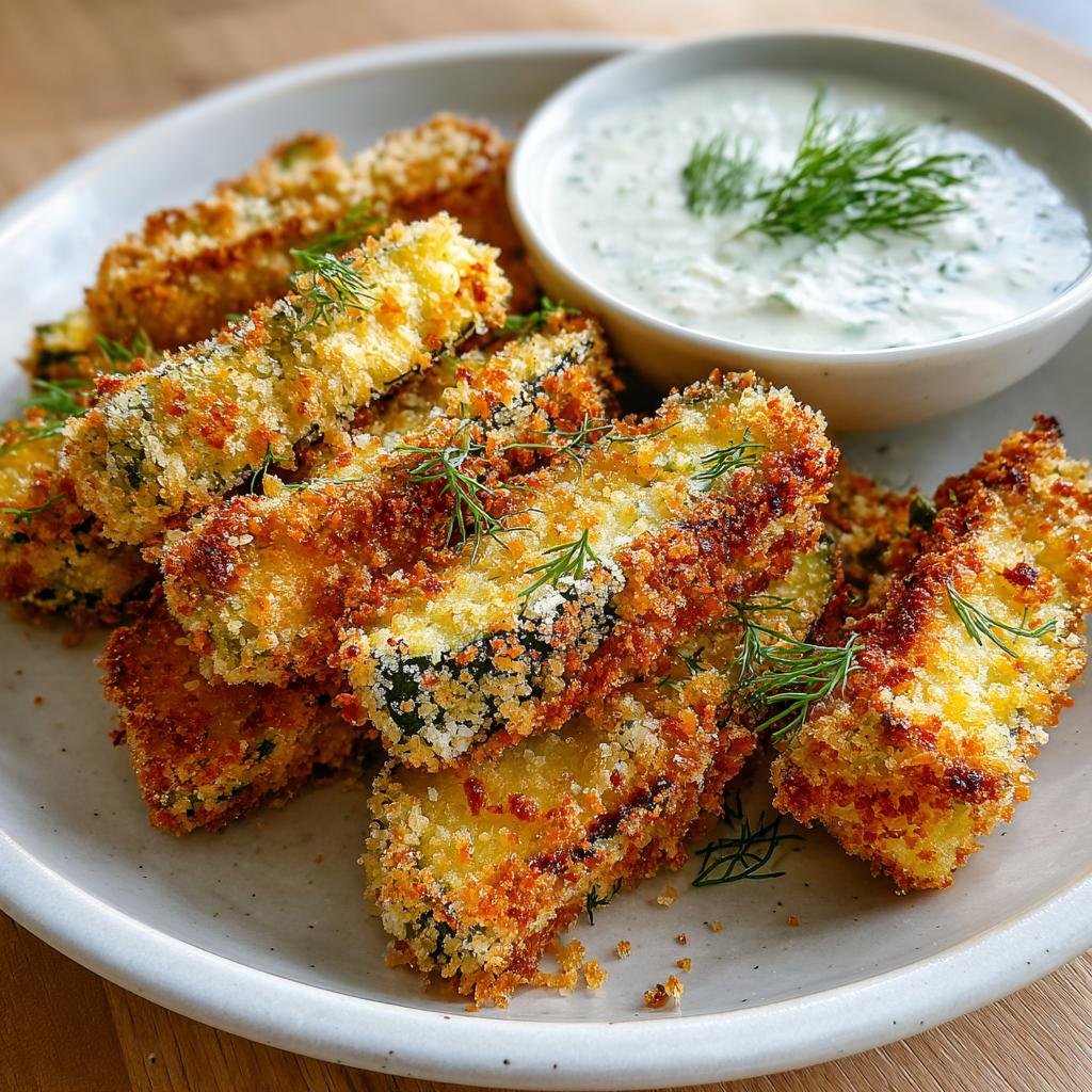 20-Minute Air Fryer Fried Pickles Ranch - Irresistibly Crispy 4 Air Fryer Fried Pickles Ranch - detail 1