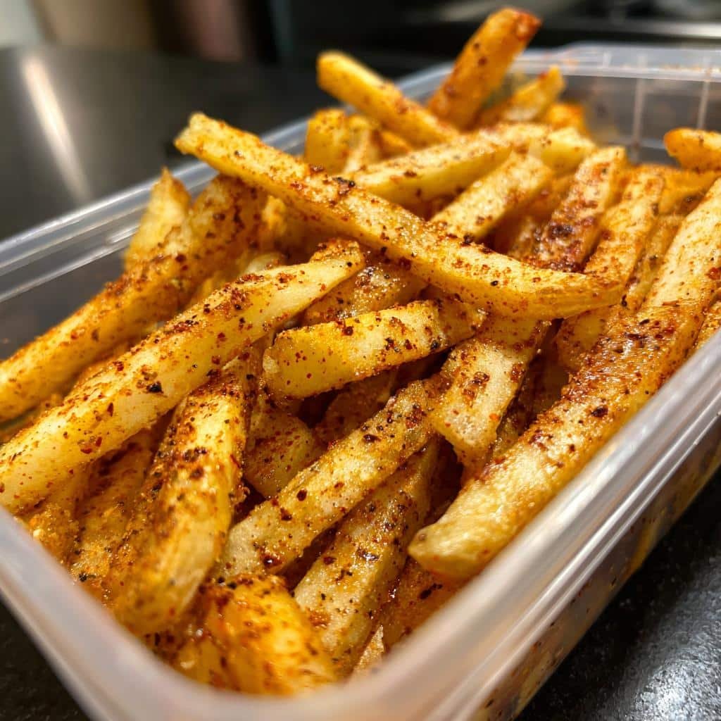 Air Fryer Fries Meal Prep Boxes