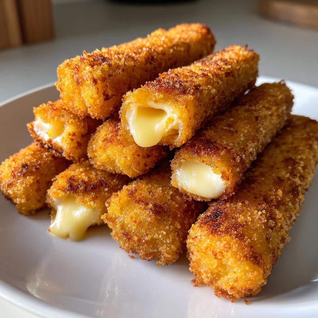 Crispy Air Fryer Frozen Mozzarella Sticks in 10 Minutes 4 Air Fryer Frozen Mozzarella Sticks - detail 1