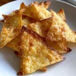 Air Fryer Garlic Butter Tortilla Crisps