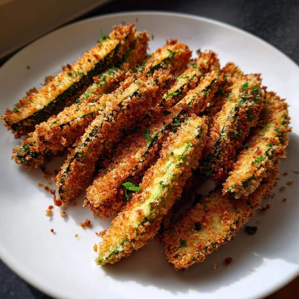 Crispy Air Fryer Garlic Parmesan Avocado Fries in 20 Minutes 4 Air Fryer Garlic Parmesan Avocado Fries - detail 1