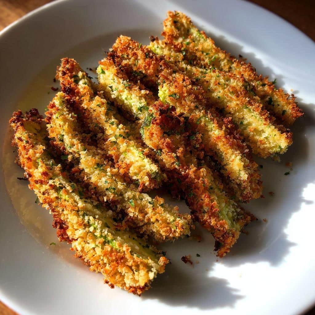 Air Fryer Garlic Parmesan Avocado Fries