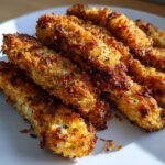 Air Fryer Garlic Parmesan Chicken Sticks