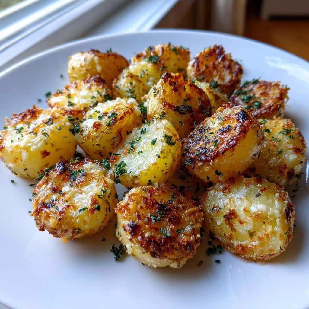 Air Fryer Garlic Parmesan Potatoes  Roasted - detail 1