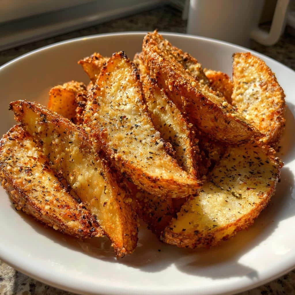 6-Ingredient Air Fryer Garlic Parmesan Ranch Wedges 4 Air Fryer Garlic Parmesan Ranch Wedges - detail 1