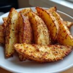 Air Fryer Garlic Parmesan Ranch Wedges