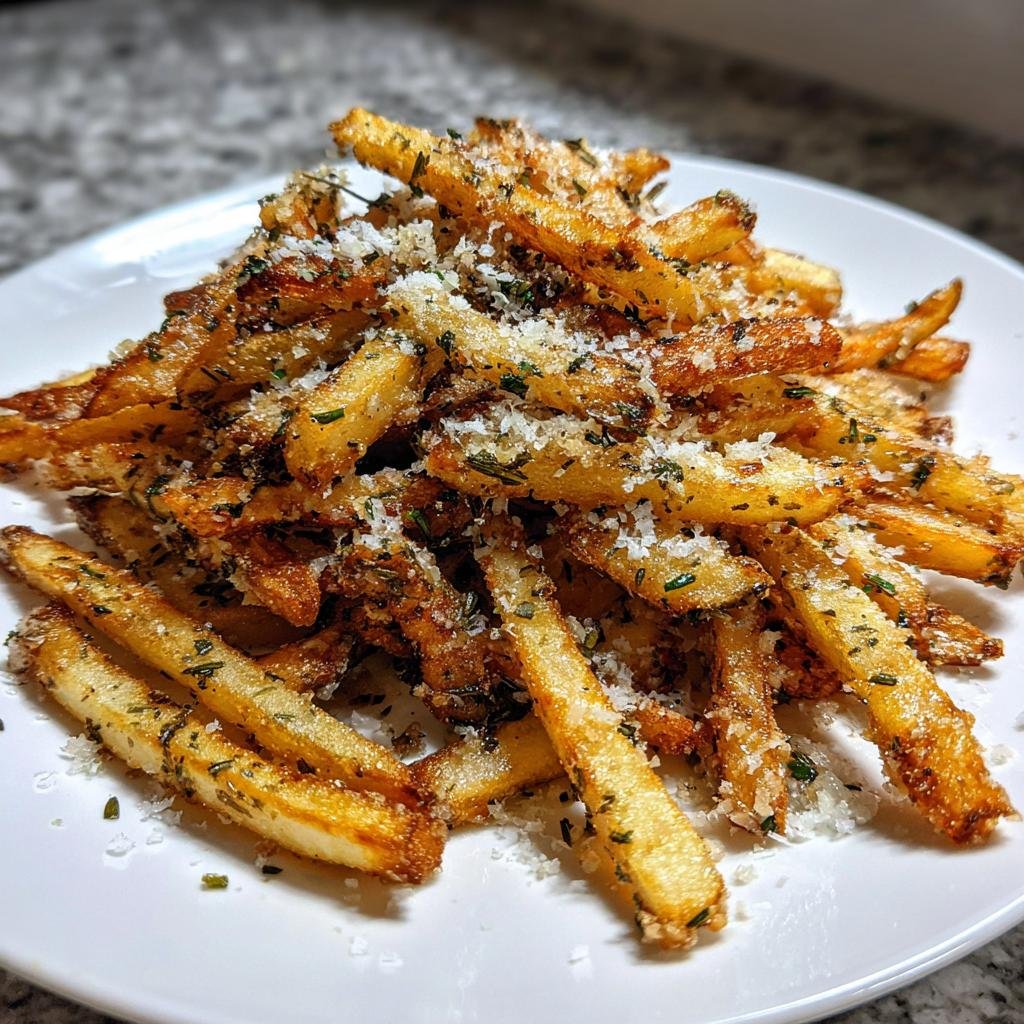 Air Fryer Garlic Parmesan Rosemary Fries - detail 1