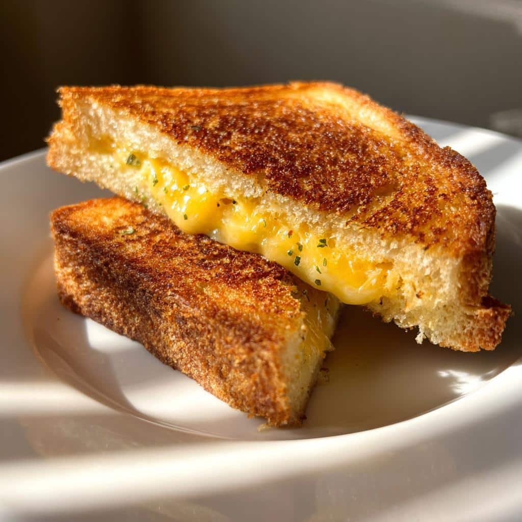 Air Fryer Grilled Cheese with Pickles