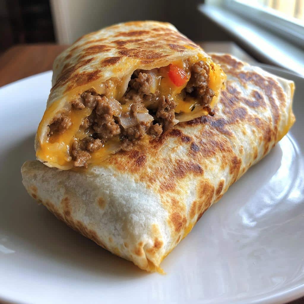 Air Fryer Homemade Taco Bell Burrito Wraps