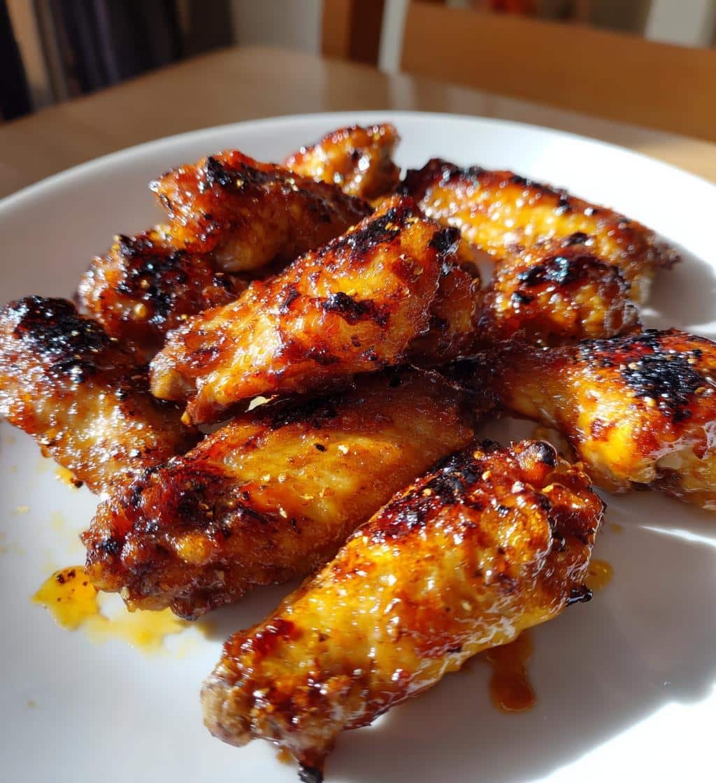 Air Fryer Honey BBQ Buffalo Air Fryer Wings