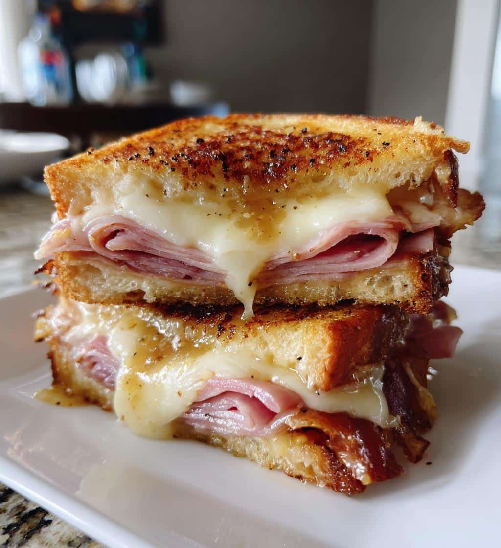Air Fryer Honey Mustard Glaze Sandwich - detail 1