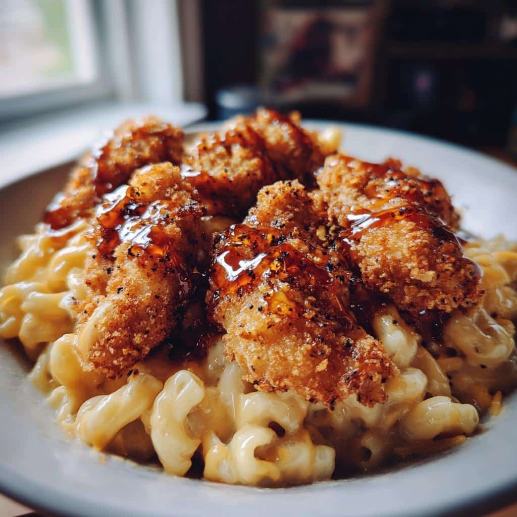 30-Minute Air Fryer Hot Honey Chicken Tender Mac & Cheese Bliss 4 Air Fryer Hot Honey Chicken Tender Mac & Cheese - detail 1