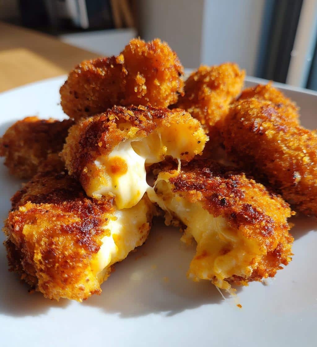 Air Fryer Italian Seasoning & Mozzarella Stuffed Nuggets