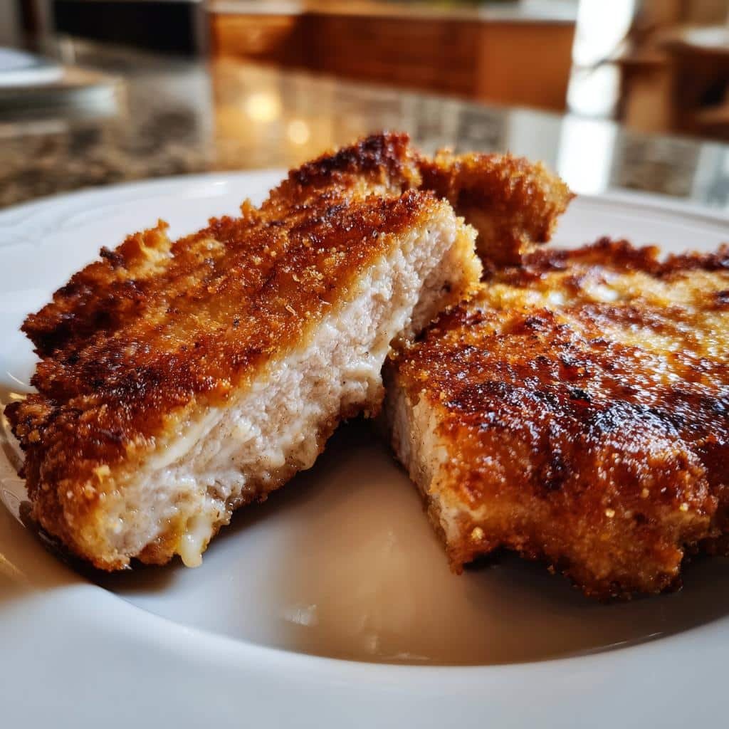 Air Fryer Keto Cream Cheese Pork Chops - detail 1