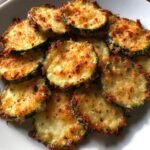 Air Fryer Keto Zucchini Chips Parmesan Crust
