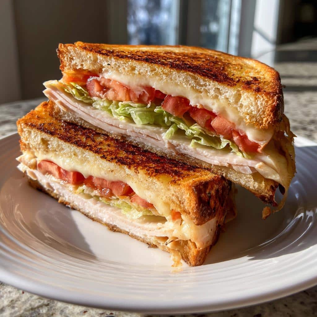 Air Fryer Layered Aesthetic Sandwich