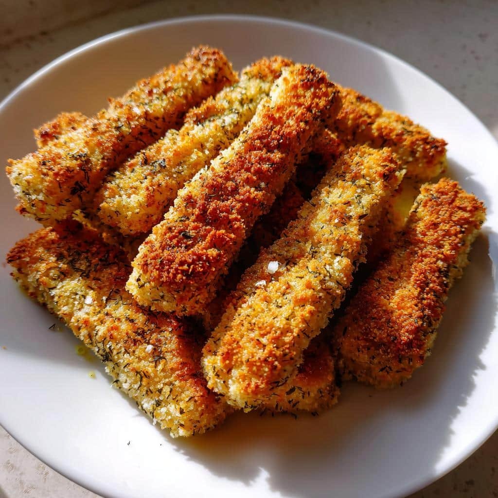 Air Fryer Lemon Dill Fish Sticks - detail 1