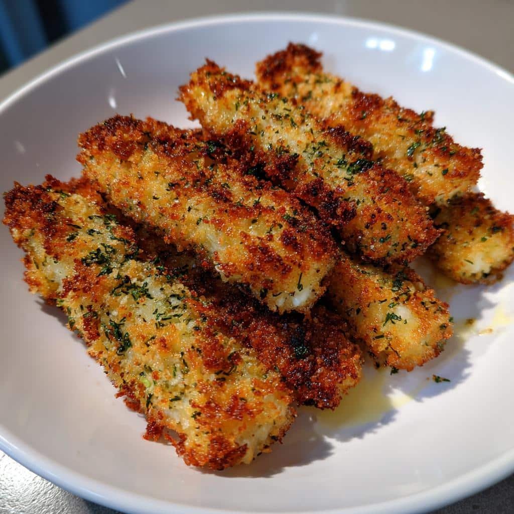 Air Fryer Lemon Dill Fish Sticks