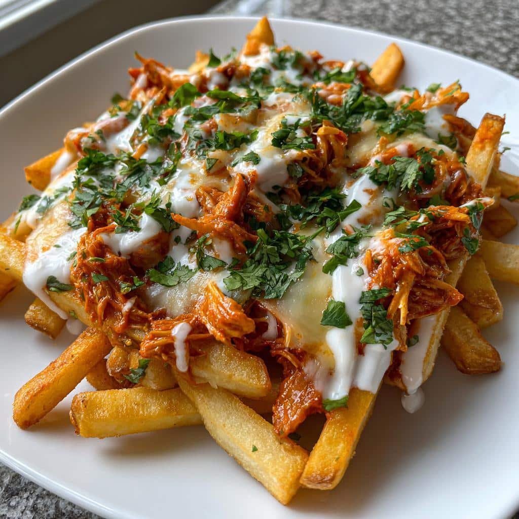 Irresistible Air Fryer Butter Chicken Fries in 27 Minutes 4 Air Fryer Loaded Butter Chicken Fries - detail 1
