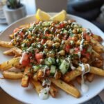 Air Fryer Loaded Falafel Spiced Fries