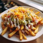 Air Fryer Loaded Guacamole Ranch Fries