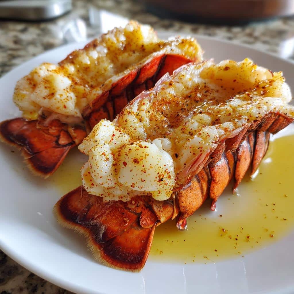 Succulent Air Fryer Lobster Tails Dipped in Butter – 20 Min Magic 4 Air Fryer Lobster Tails Butter Dipped - detail 1