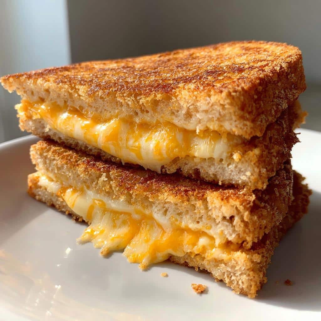 Air Fryer Low-Carb Keto Grilled Cheese